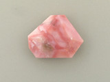 34 x 39mm 1 Count Large Pink Opal Faceted Slab