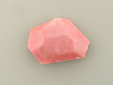 34x46mm Large Pink Opal Faceted Slab, 1 Count
