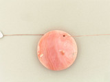 Pink Opal Faceted Puff Coin