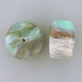 Blue Peruvian Opal Smooth Barrels