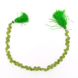 60 Count Varied Size Peridot Faceted Pears