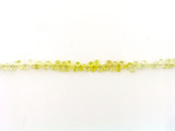 85 Count 6x4mm Varied Color Prehnite Faceted Pears