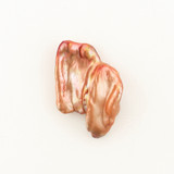 Large Champagne Pearl Baroque Square, 1 Count