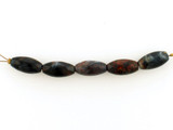 16x8mm Nambian Pietersite Polished Barrels, 5 Count