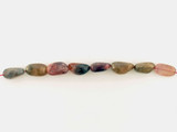 8 Count Varied Size Multi Color Sapphire Smooth  Nuggets