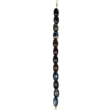 8x5mm Namibian Pietersite Polished Barrels, 12 Count