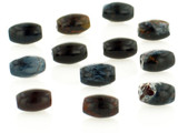 8x5mm Namibian Pietersite Polished Barrels, 12 Count