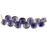 Iolite Graduated Faceted Pears, 12 Count