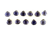 Iolite Graduated Faceted Pears, 12 Count