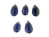 Iolite Faceted Pears, 5 Count