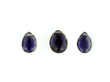 Iolite Faceted Pears, 3 Count