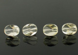 10 Count 10x6mm Clear Lemon Topaz Twisted Oval