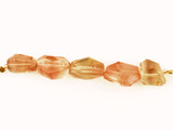 Oregon Sunstone Faceted  Nuggets, 5 Count