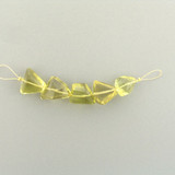 5 Count Varied Size Lemon Topaz Faceted Nuggets