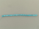 3mm Swiss Blue Topaz Multi-Faceted Rondelles, 37 Count