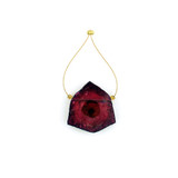 Pink Tourmaline Polished Slice, 1 Count