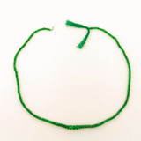 300 Count 2mm Dark Green Tsavorite Garnet Faceted Rondelles