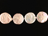 20mm Ivory Pearl Coins, 18 Count