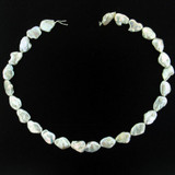 Assorted Sizes White Pearl Nuggets, 25 Count