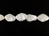 Assorted Sizes White Pearl Nuggets, 25 Count