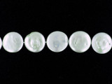 16-18mm White Pearl Coins, 22 Count