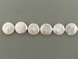 20mm Ivory Pearl Coins, 6 Count
