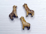 12x15mm Giraffe Ceramic Teeny Tiny Bead, 1 Count