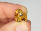 16x13mm Lion Ceramic Teeny Tiny Bead, 1 Count