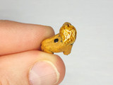 16x13mm Lion Ceramic Teeny Tiny Bead, 1 Count