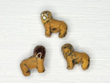16x13mm Lion Ceramic Teeny Tiny Bead, 1 Count