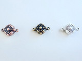 20.4x13.1mm Assorted Metals Magnetic Clasp with Loops, 1 Count
