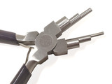 Multi-Size Mandrel Wire Wrapping and Wire Looping Jewelry Tool, Makes 6 Sizes of Consistent Loops