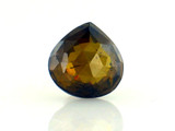 Olive Green CZ Faceted Pear