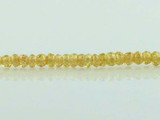 225 Count 3mm X 3mm X 2mm Yellow Cubic Zirconia Rondelles