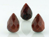22 Ct Goldstone Faceted Drops