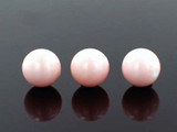 14mm Peach Shell  Pearl Rounds, 28 Count (Closeout)