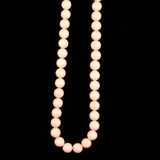 12mm Peach Shell Pearl Rounds, 34 Count (Closeout)