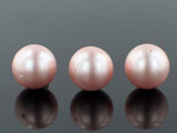 16mm Pink Shell Pearl Rounds (Closeout), 25 Count