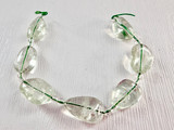 Green Amethyst Polished 7 Nuggets and 14 Rounds, 21 Count