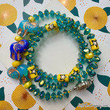 21x22mm Blue Czech Glass Elephant Beads, 2 Count (Closeout)