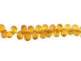 39 Count 5-7mm Yellow Cubic Zirconia Faceted Long Pear