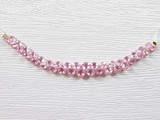 4-6mm Pink Cubic Zirconia Faceted Short Pears, 36 Count