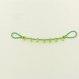 7 Count 5x3mm Peridot Cubic Zirconia  Faceted Briolettes