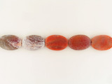 6 Count 30x20mm Fire Agate Polished Ovals