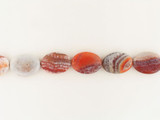 8 Count 25x18mm Fire Agate Polished Ovals