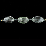 Green Amethyst Polished Nuggets & Rounds, 9 Count
