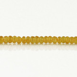 60 Count 3mm Yellow CZ Faceted Rondelles