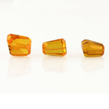 3 Count Yellow Cz Simple Cut Nuggets