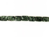 9 Count 14x10mm Seraphinite Polished Rectangles