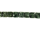 14mm Seraphinite Polished Squares, 9 Count